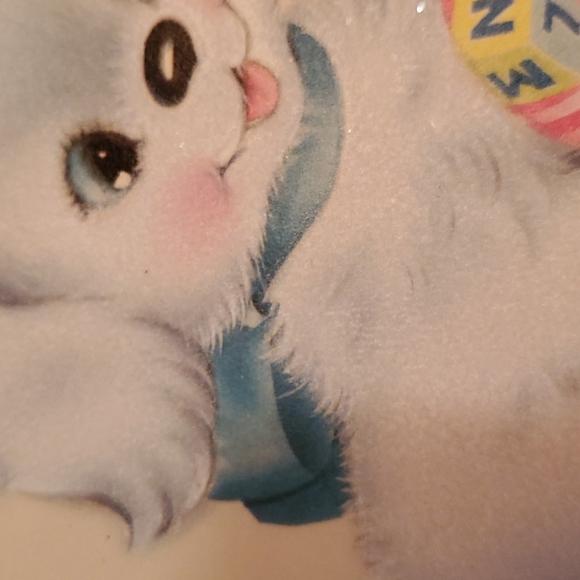 UNUSED, Vintage 1940s Norcross (Flocked) Birthday Card for Nephew - Picture 2 of 9